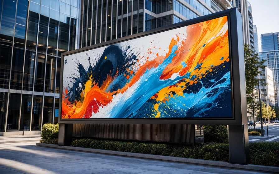 Outdoor billboard display
