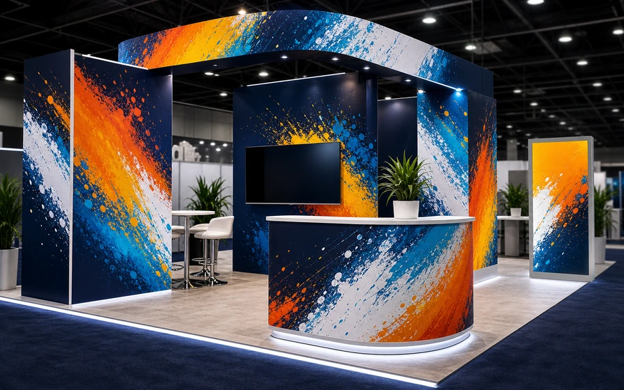 Trade show exhibit panels